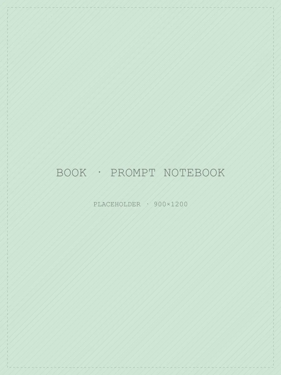 Placeholder cover of The Prompt Notebook
